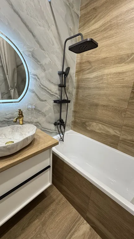 Квартира Квартира Просторная стильная евродвушка на 4 гостей рядом с Парком Краснодар — Краснодар