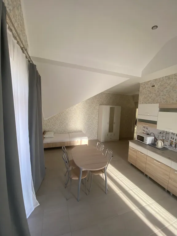 Студия на 4-х с кухней, балконом