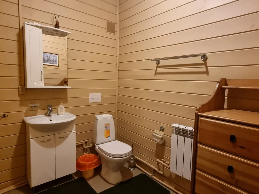 Коттедж с 2-мя спальнями, камин+сауна