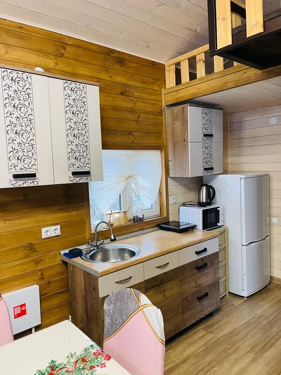 Коттедж Атмосферный домик с мангалом в горах — Архыз