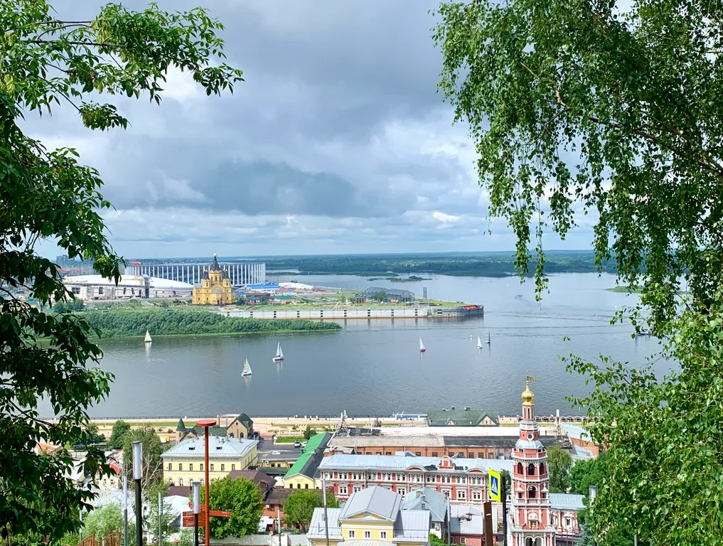 Квартира Нижегородская ривьера.Квартира с панорамным видом на Оку и Волгу — Нижний Новгород