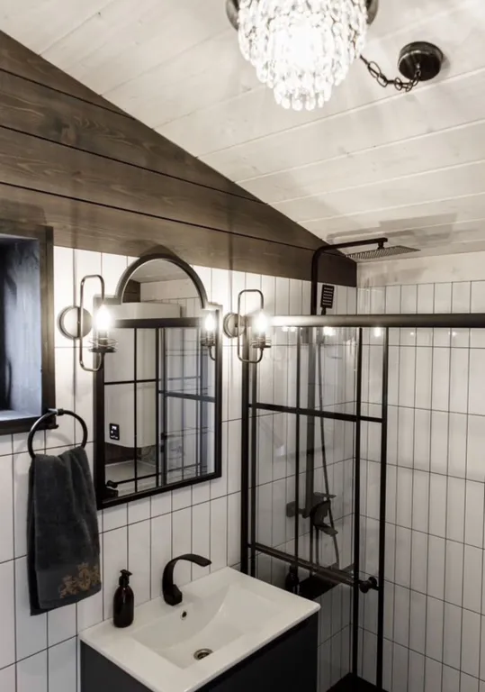 Дом в деревне с городским комфортом и русской баней