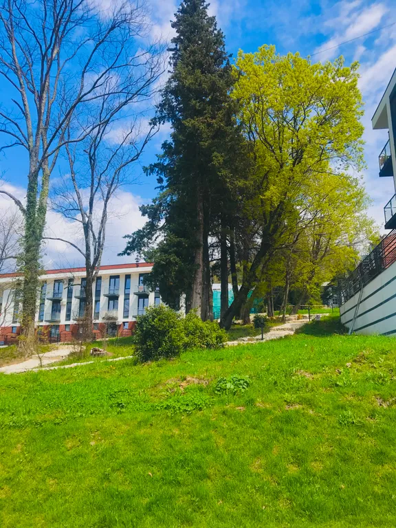 Квартира Квартира Белоснежная студия у моря с личной террасой — Адлер