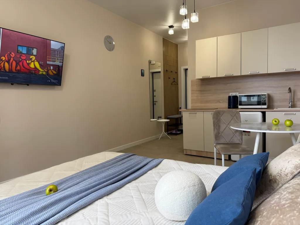 Студия у метро Потапово в новом ЖК, без оплаты за уборку