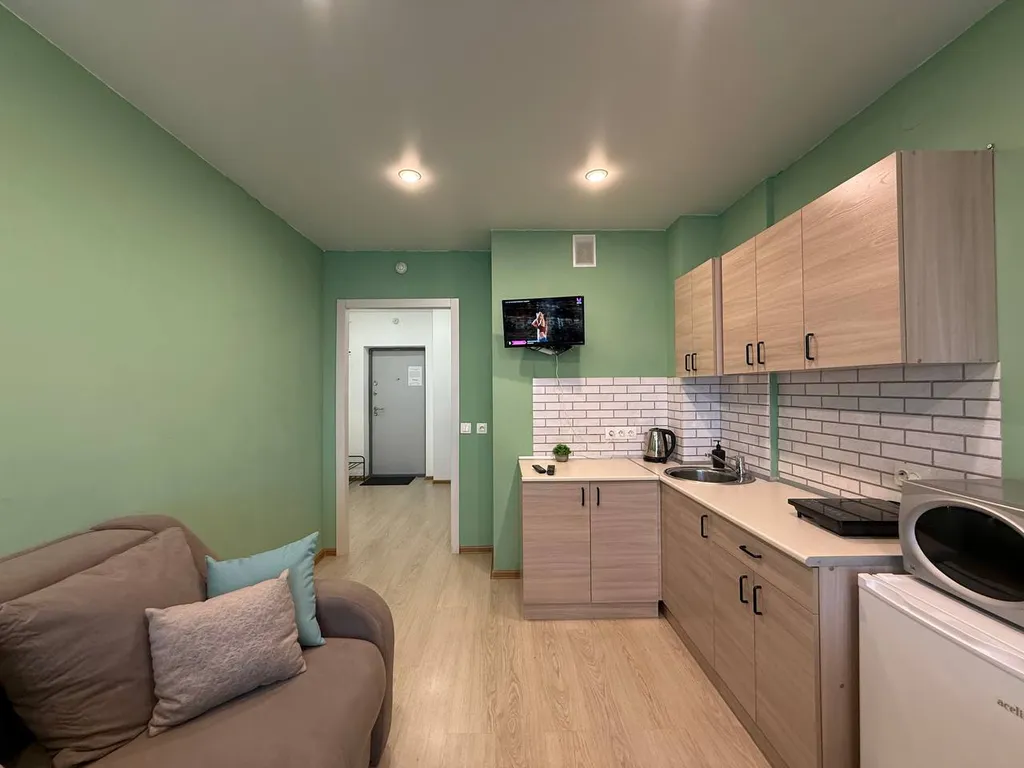 Квартира Квартира Новая студия рядом с аквапарком — Новосибирск