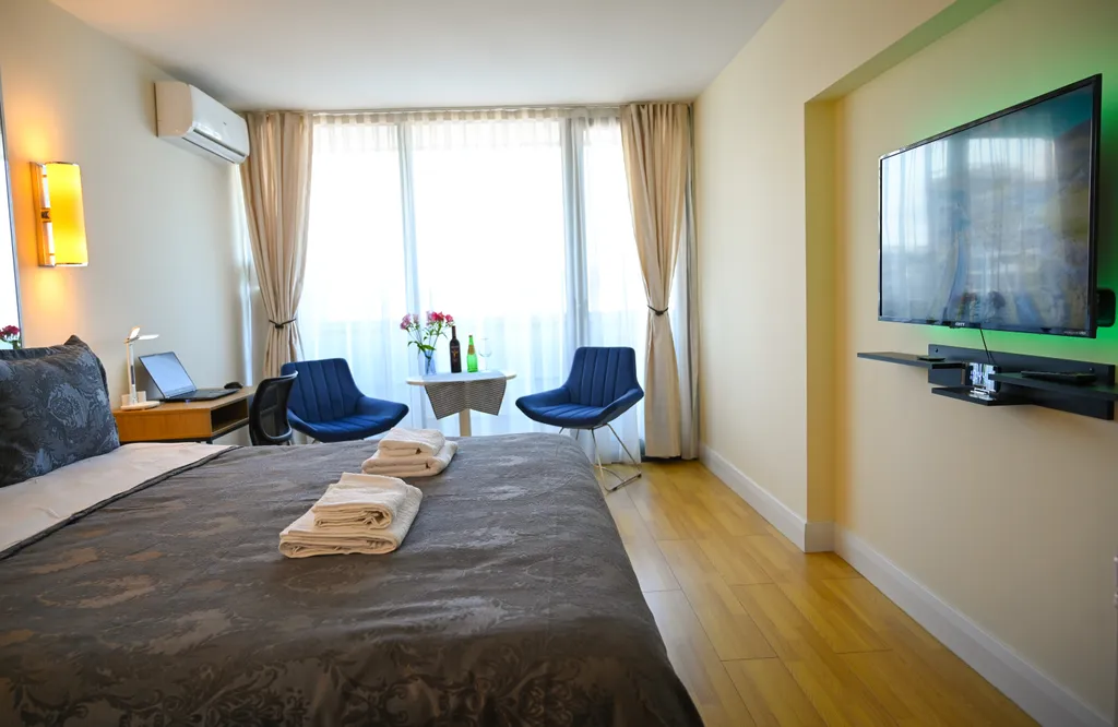 Квартира Квартира Студия 27 этаж | Первая линия | Панорамный вид на море и горы — Батуми