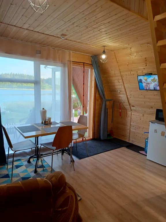 Дом в стиле A-Frame с сауной