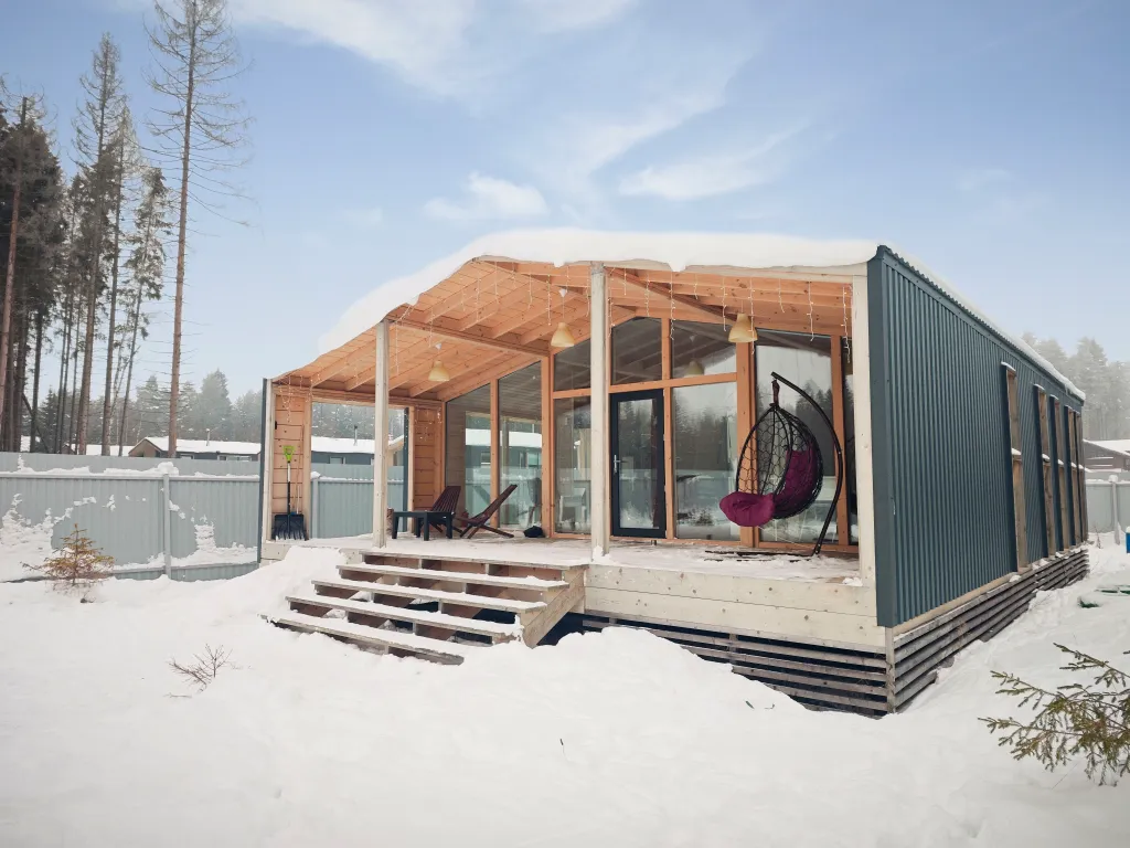 Дом у леса с камином