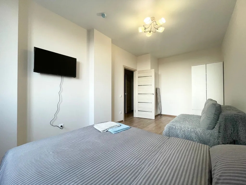 Квартира по типу евро 2 в новом доме — аренда посуточно в Пермь