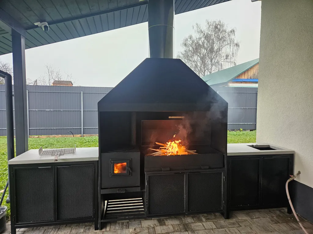 Дом с баней и камином для большой компании