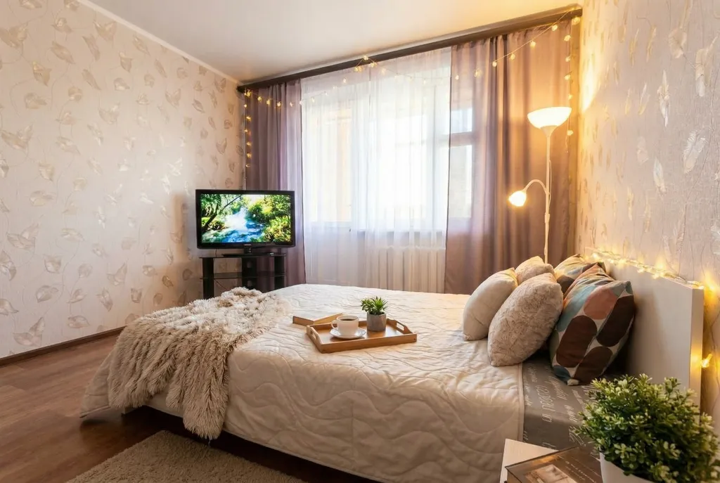 Уютная двухкомнатная квартира в центре города