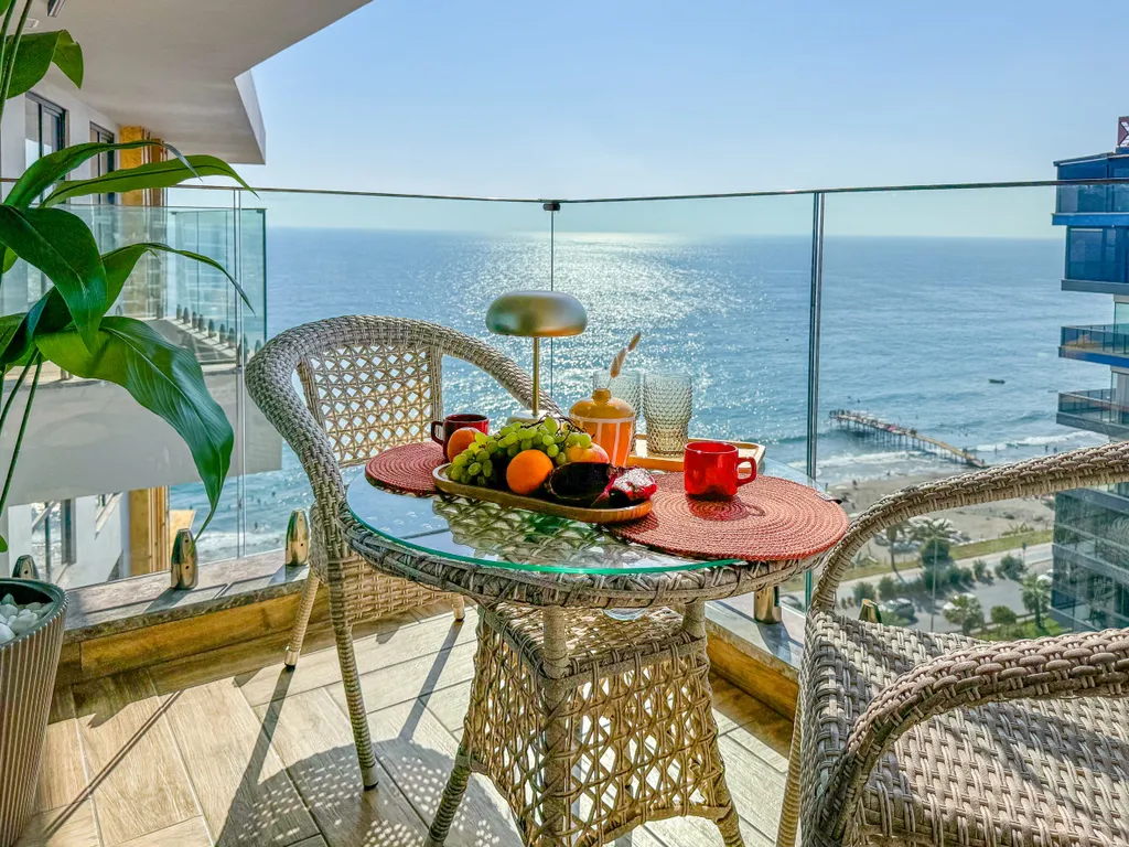 Cebeci на 1 береговой линии с панорамным видом на море