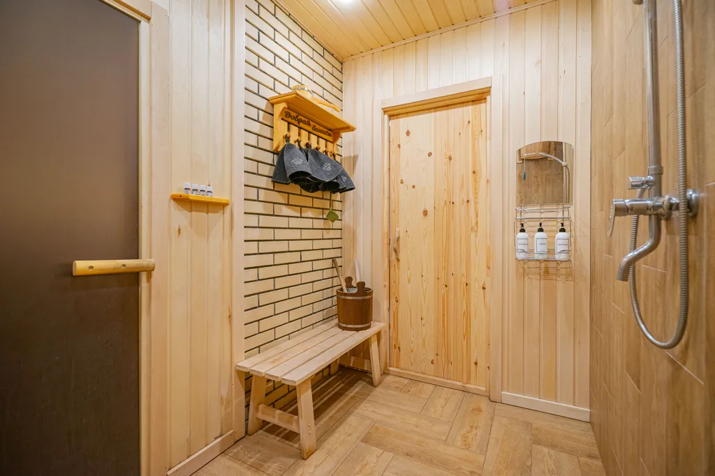 Уютный дом с баней