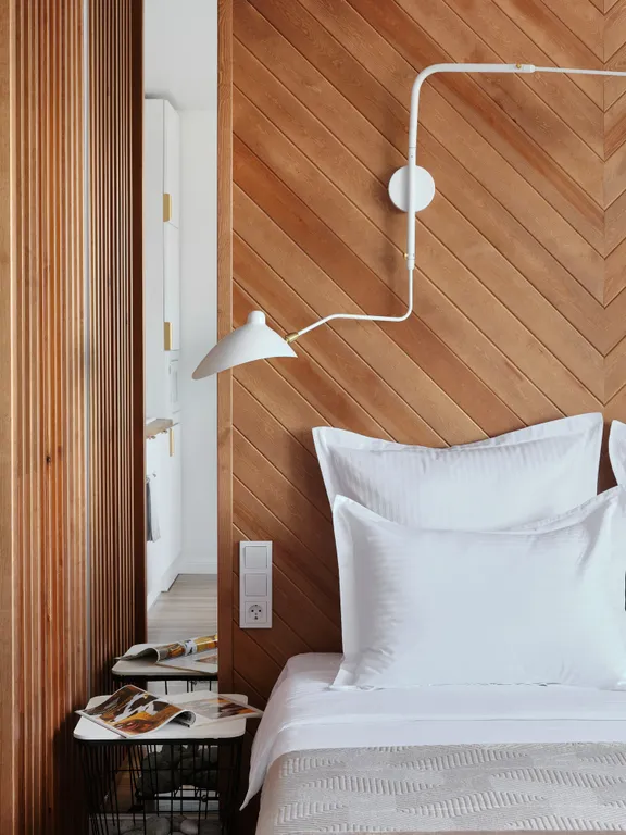 Уютнейшая студия с шикарным видом на панораму города и реку