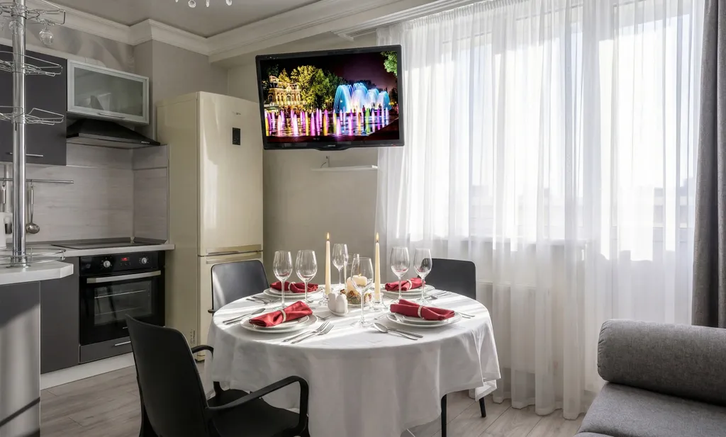 Эксклюзивный апартамент с ванной на балконе с видом на marriott