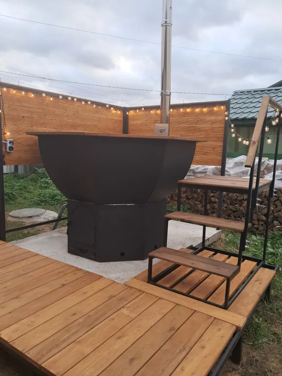 Уютный дом в черте города с банным чаном