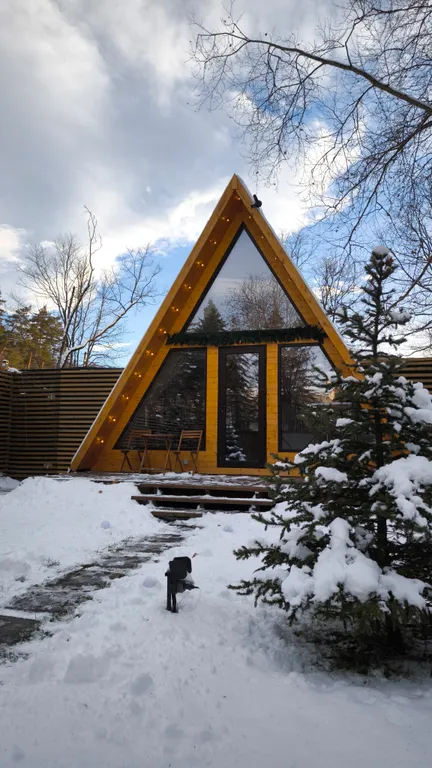 Дом в стиле Афрейм Дача у Горы