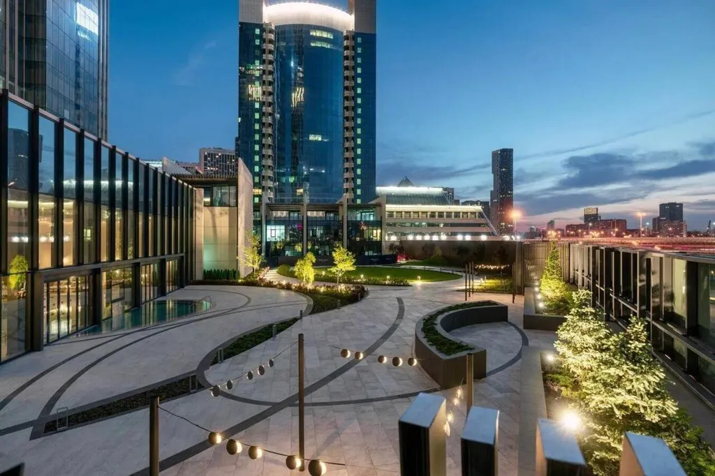 Квартира Квартира Sky City Moscow Уютная Студия на 43 этаже с видом на закат! Lux дизайн — Москва