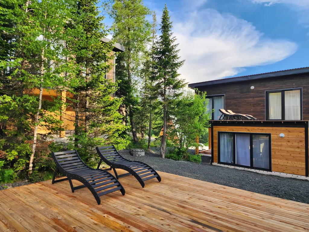 Дом SPA с большой ванной и видом на горы