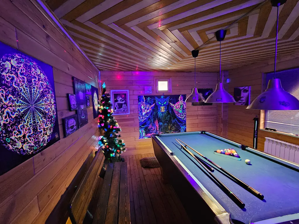 Таунхаус возле города с баней и купелью