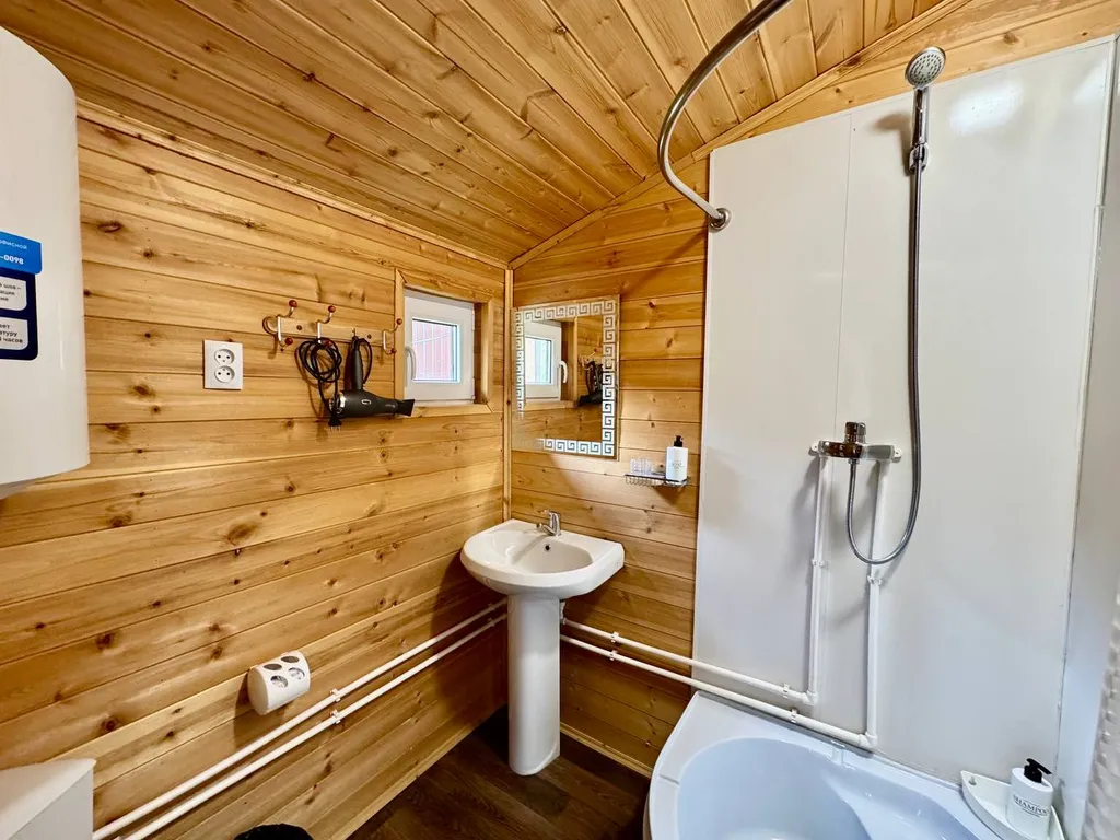 1-комнатный дом с односпальными кроватями