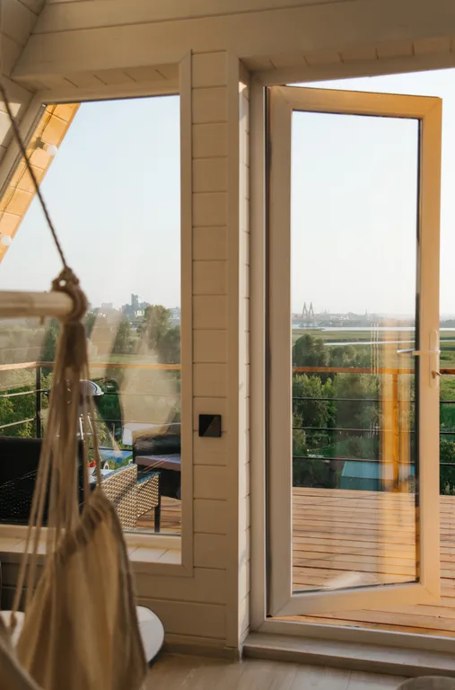 Коттедж Домик A frame с потрясающим видом на Казанку (white) — Казань