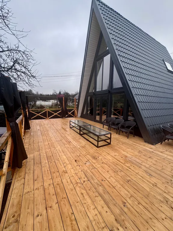 Дом афрейм с чаном