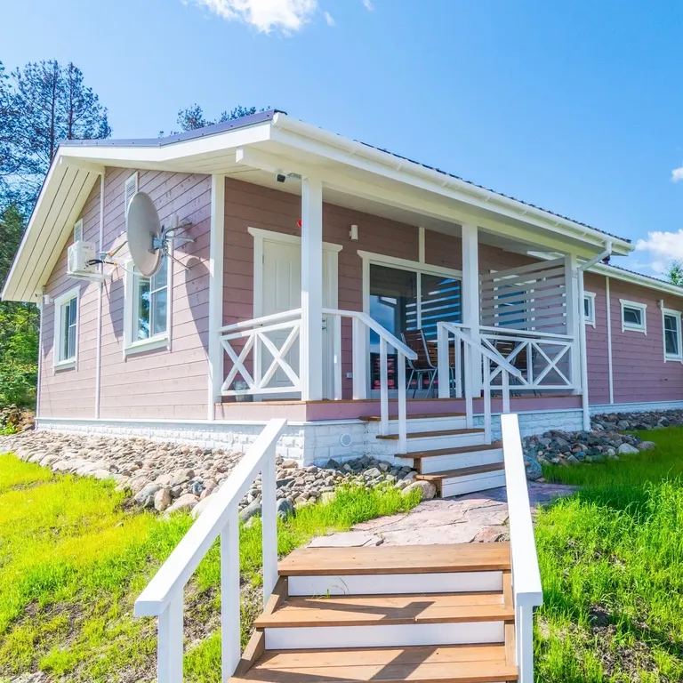 Коттедж Vuori 1 - дом с видом на озеро в Карелии — аренда посуточно в Кончезеро