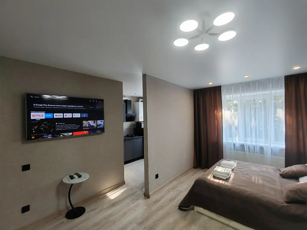 Уютная квартира-студия с дизайнерским ремонтом