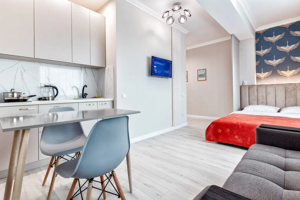 Элитные апартаменты с панорамным видом из окна в самом центре столицы