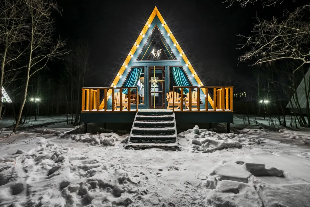 Дом для отдыха River 3 (банный чан, мангальная зона)