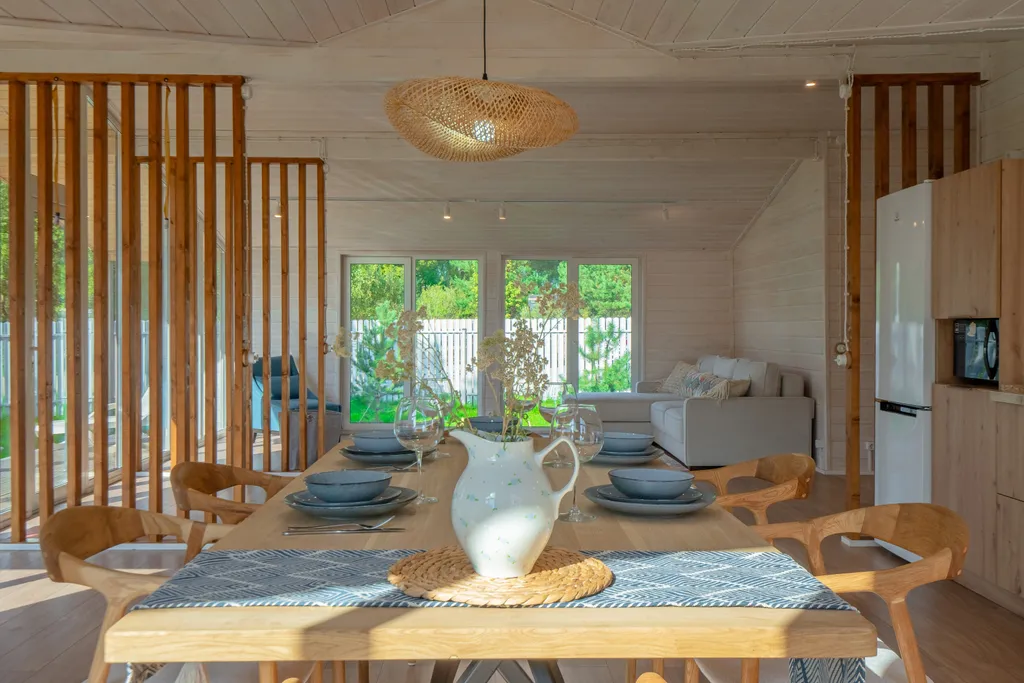 Светлый дом с панорамной гостиной