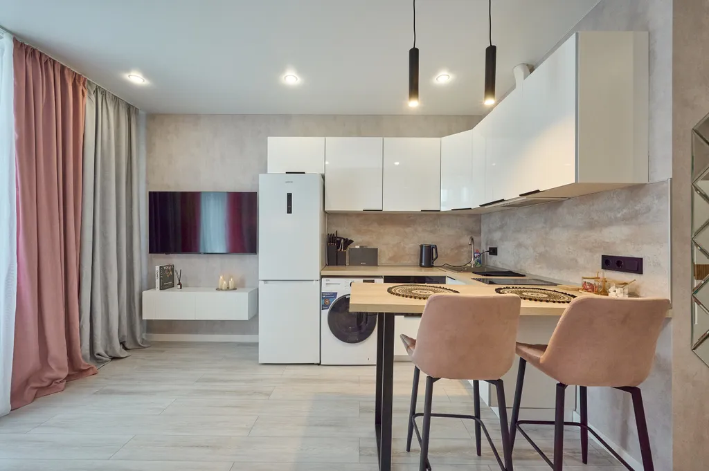 Студия для двух гостей с балконом