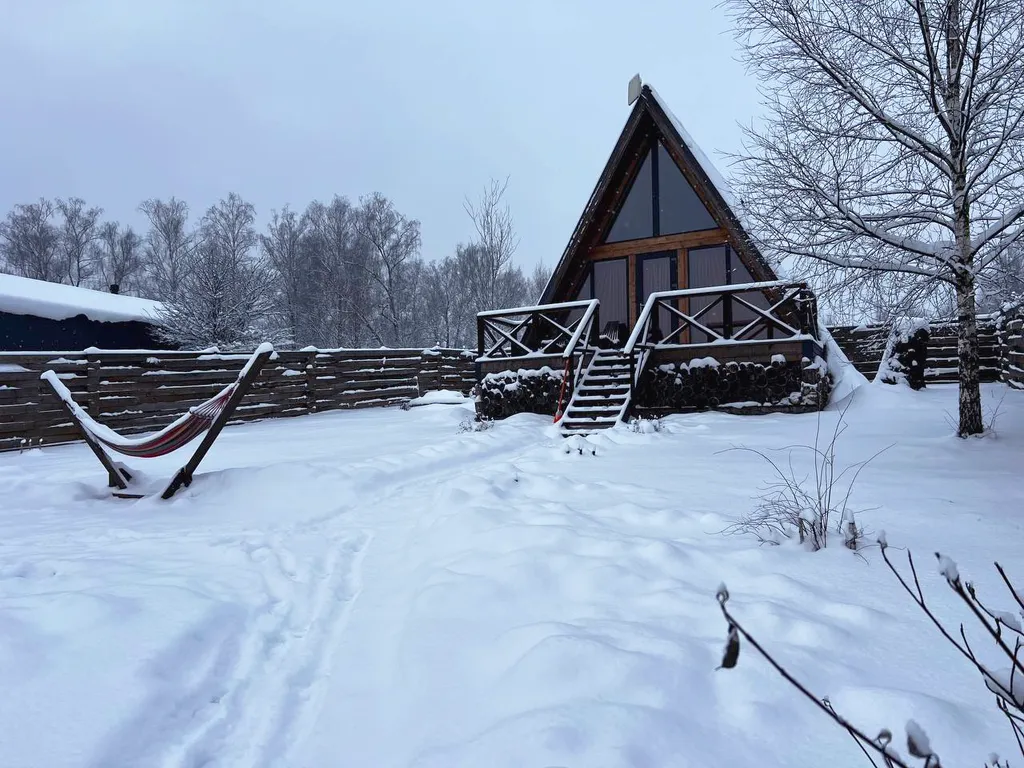 Афрейм (дом-шалаш) ОСЕНЬ с баней