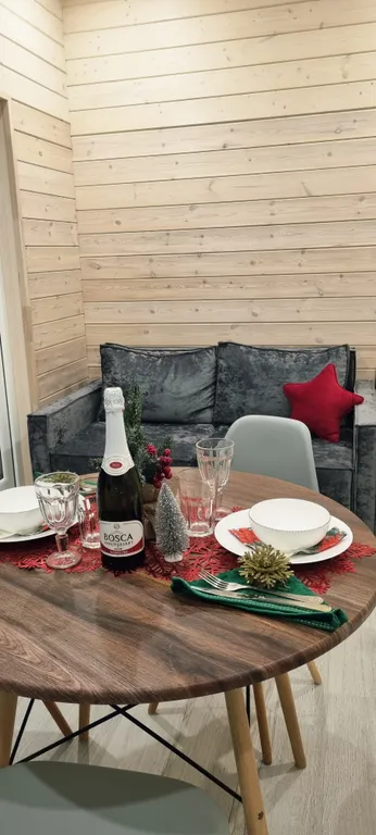 Коттедж Современный дом у каньона реки Лава, с баней и видом на ручей — аренда посуточно в Кировск (Ленинградская область)