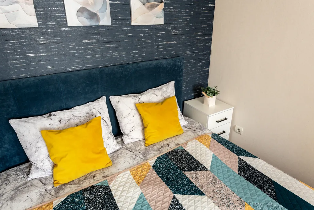 Уютная 1-комнатная квартира, 40 м², 2 кровати