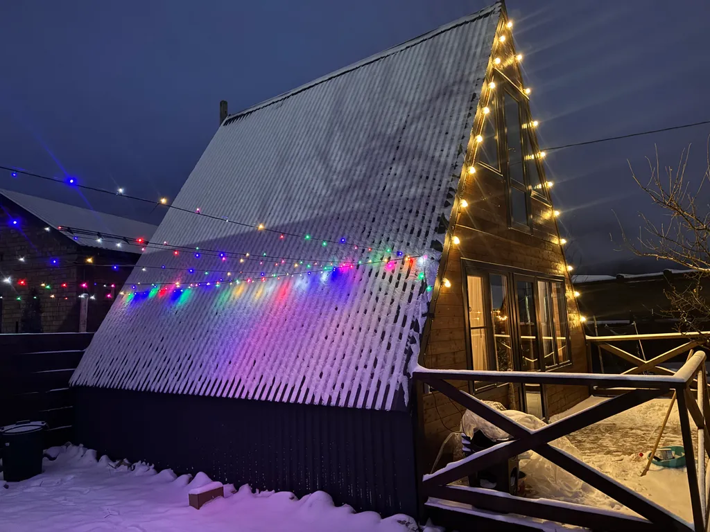 Домбай -Теберда, коттедж с видом на горы