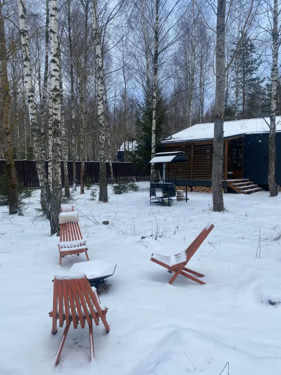 Дом с Сибирским чаном в лесной сказке