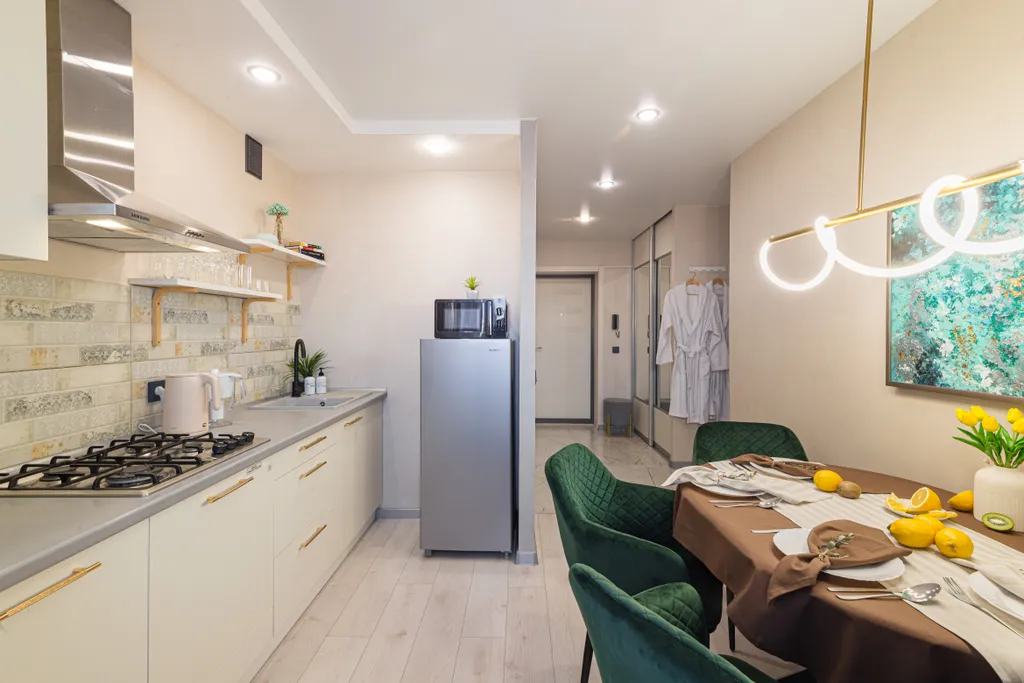 Премиум с гостиничным сервисом, халаты, сатиновое белье, кондиционер