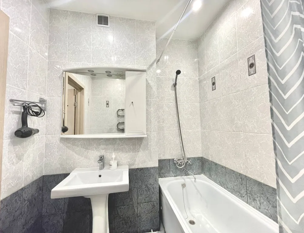 Большая однокомнатная квартира в доме с закрытой территорией