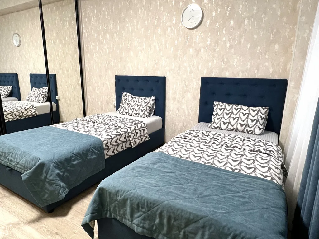 Студия с раздельными кроватями в апарт-отеле Кристалл!