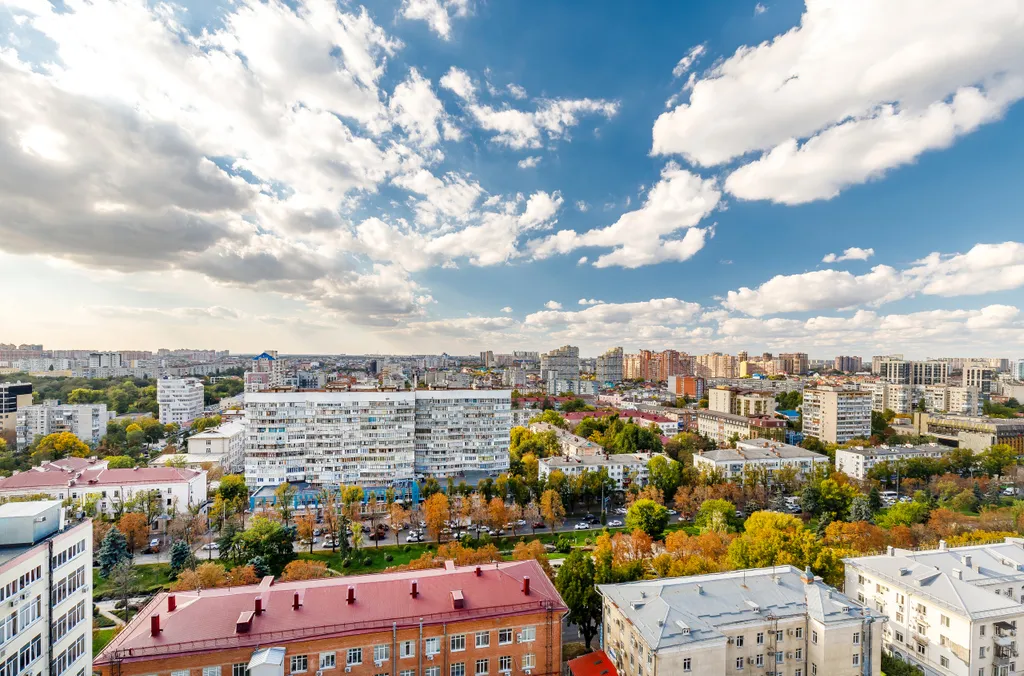 Квартира Апартаменты с видом на город — Краснодар