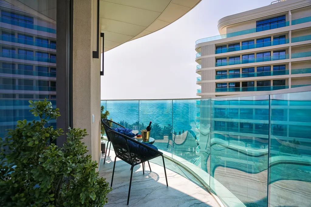 Уютная квартира Аквамарин с видом на море