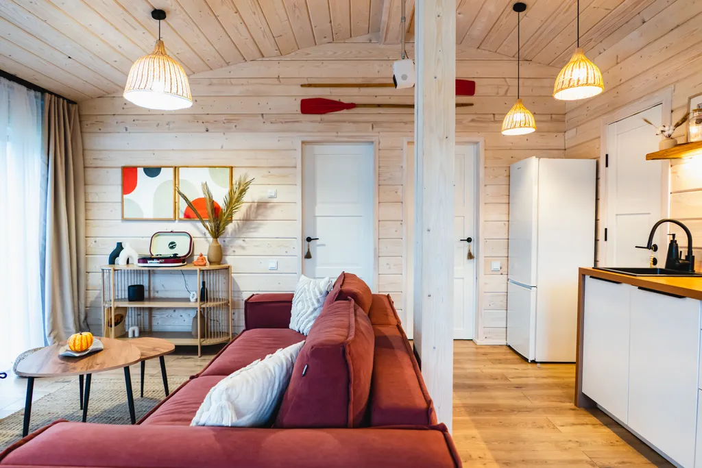 Коттедж Coral с 2-мя спальнями на Ладожском озере