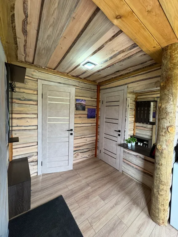 Дом с баней в лесу