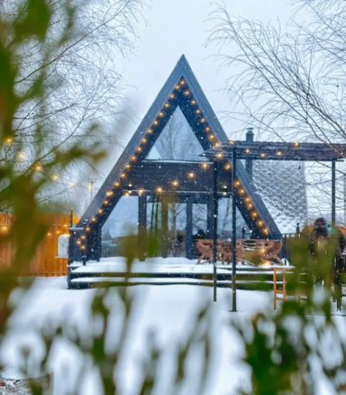 Коттедж Дизайнерский дом luxe A-frame — Дубна