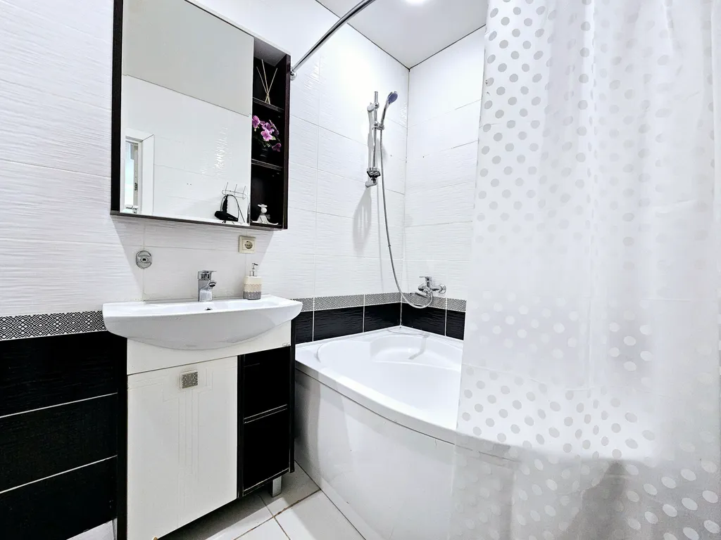 2-к для 6 гостей в современном ЖК Адмирал