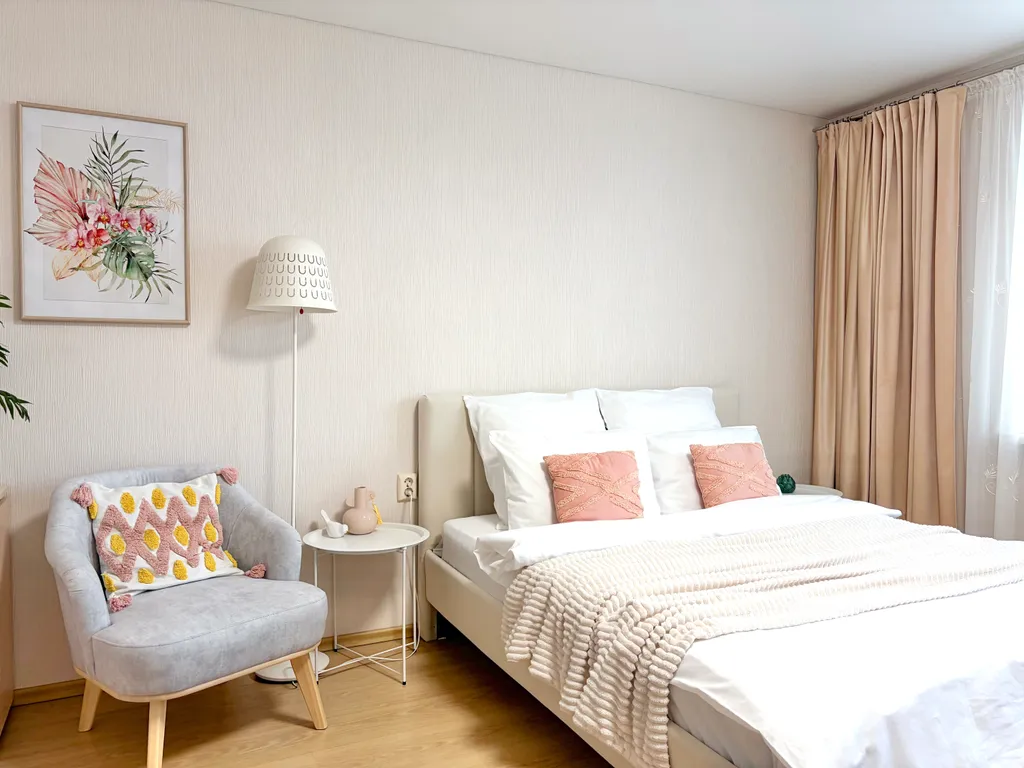 Просторная однокомнатная квартира с прямым выездом на трассу