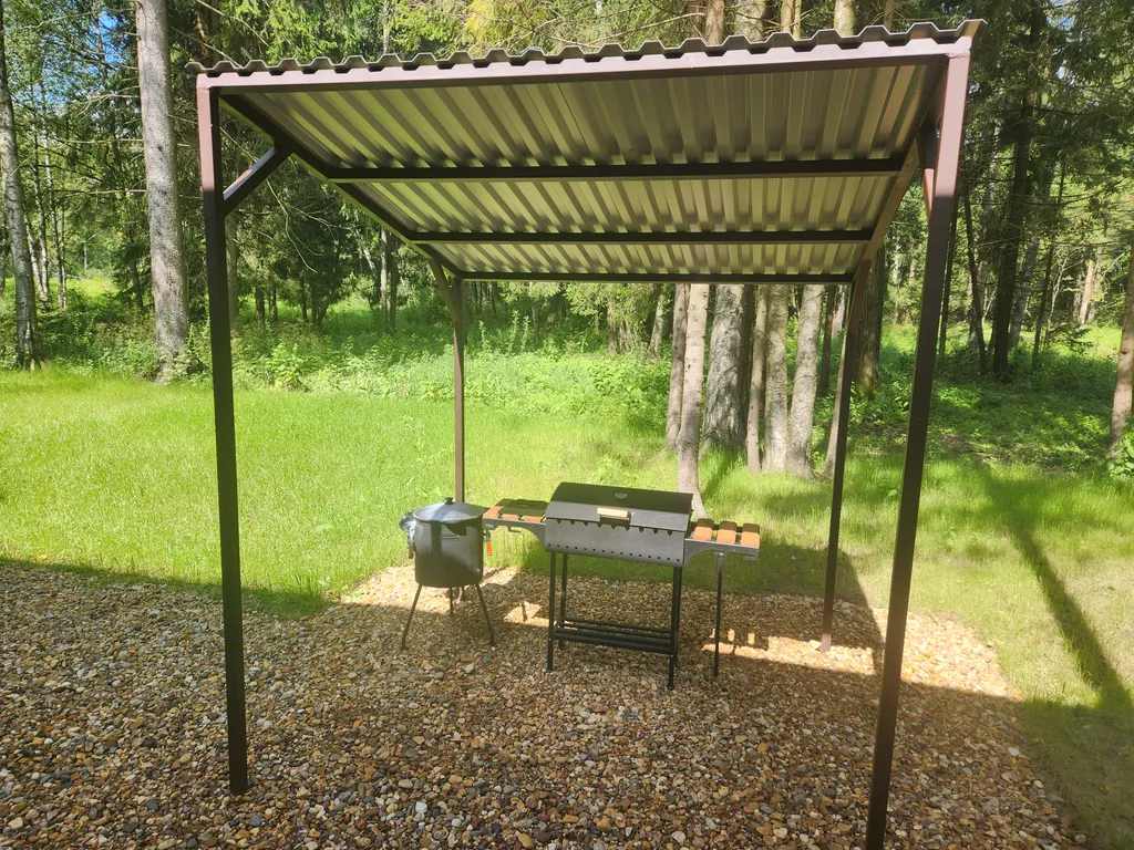 Коттедж в Forest house с сауной в лесу