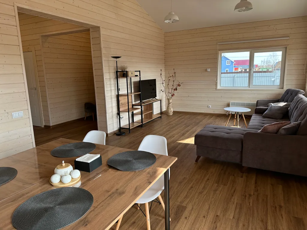 Уютный коттедж с баней недалеко от Ладожского озера